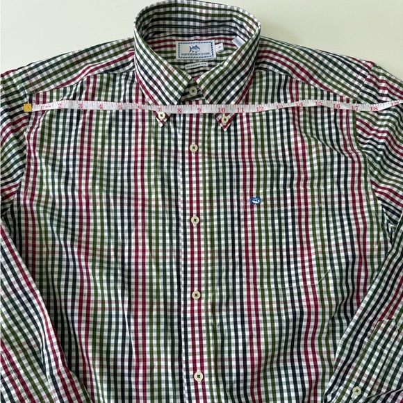 SOUTHERN TIDE classic fit button down shirt Size M - Picture 7 of 9